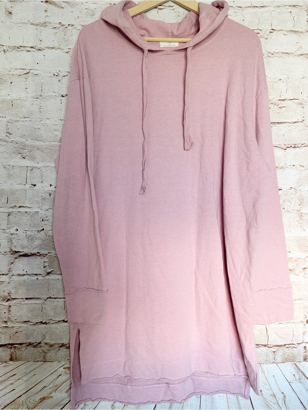 Tla Anthropologie terry hoodie sweatshirt dress